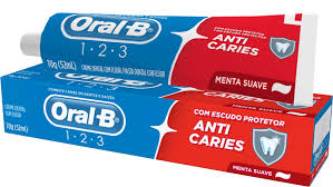 CREME DENTAL ORAL B 1.2.3 70G