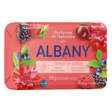 SABONETE ALBANY FRUTAS VERMELHAS 85G