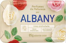 SABONETE ALBANY ROSA AVELUDADA 85G