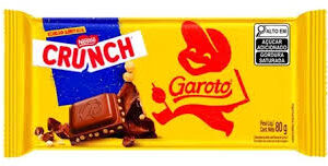 BARRA DE CHOC.GAROTO CRUNCH 80G