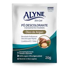 PO DESCOLORANTE CLAREAMENTO IMEDIATO OLEO DE ARGAN ALYNE SKIN CARE 20G