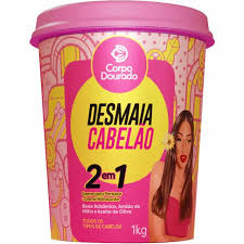 CREME PARA PENTEAR DESMAIA CABELAO CORPO DOURADO 1KL
