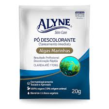PO DESCOLORANTE CLAREAMENTO IMEDIATO ALGAS MARINHAS ALYNE SKIN CARE 20G