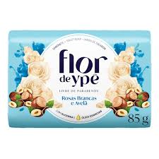 SABONETE ROSAS BRANCAS E AVELA LIVRE DE PARABENOS FLOR DE YPE 85G
