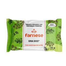 SABONETE ERVA DOCE COM MANTEIGA DE KARITE FARNESE 85G