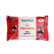 SABONETE FRUTAS VERMELHAS COM MANTEIGA DE KARITE FARNESE 85G