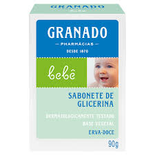 SABONETE DE GLICERINA ERVA DOCE BEBE GRANADO 90G