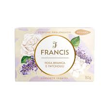 SABONETE FRANCIS ROSA BRANCA 90G