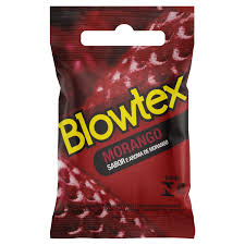 PRESERVATIVO BLOWTEX MORANGO 3UN