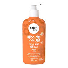 CREME PRA PENTEAR COCO TO DE CACHOS 72H SALON LINE  300ML