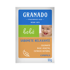 SABONETE DE GLICERINA CAMOMILA BEBE GRANADO 90G
