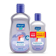 KIT SHAMPOO E CONDICIONADOR SONO TRANQUILO HIPOALERGENICO BARUEL BABY 610ML