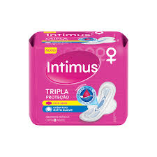 ABSORVENTE INTIMUS NOTURNO SUAVE C/ABAS 8UN