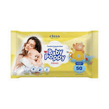 TOALHAS UMIDECIDA BABY POPPY 50UNI