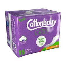 ABSORVENTE COTTONBABY LADY PROTETOR DIARIO 15UNI
