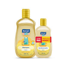 KIT SHAMPOO E CONDICIONADOR DE GLICERINA SUAVA HIPOALERGENICO BARUEL BABY 610ML