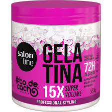 GELATINA SALON LINE 15X SUPER VOL.550G