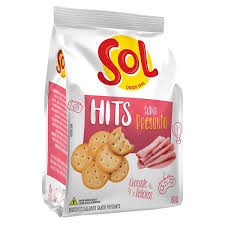 BOLACHA HITS SABOR PRESUNTO SOL 80G