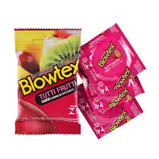 PRESERVATIVOS SABOR TUTTI FRUTTI BLOWTEX 3UNI