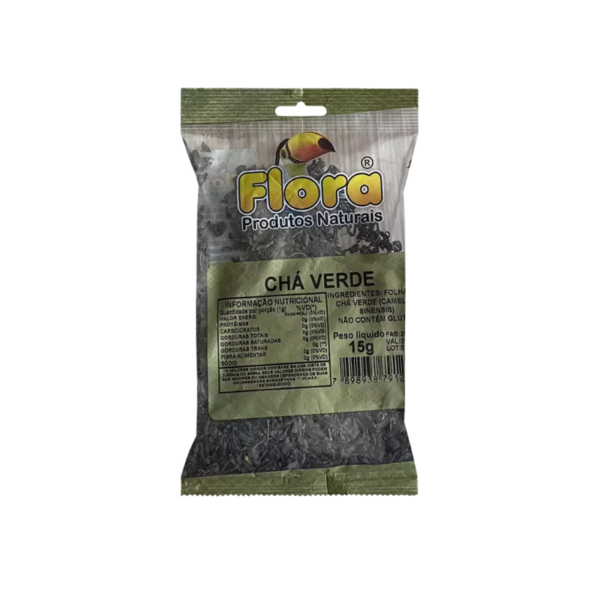 CHA VERDE FLORA 15G